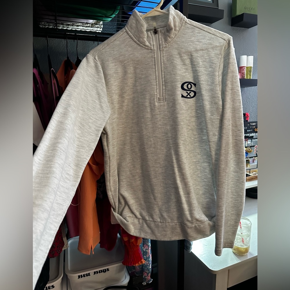 white sox quarter zip